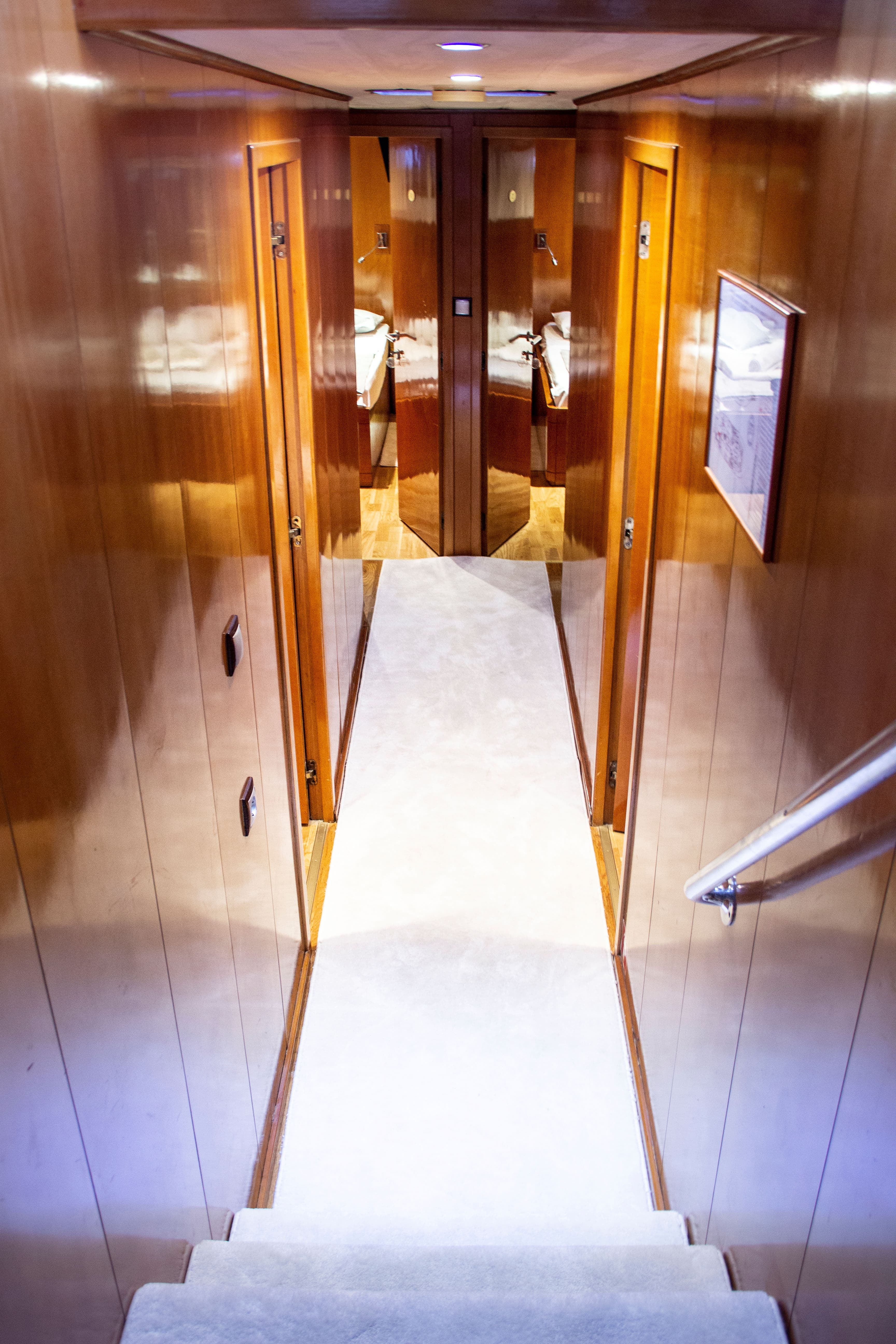 Cabins hallway