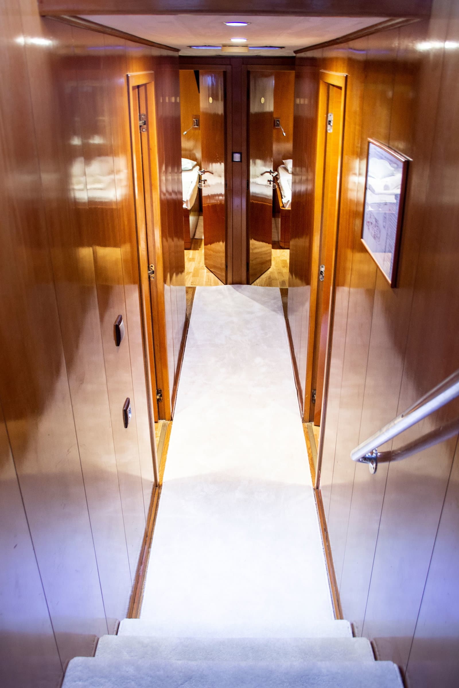 Cabins hallway