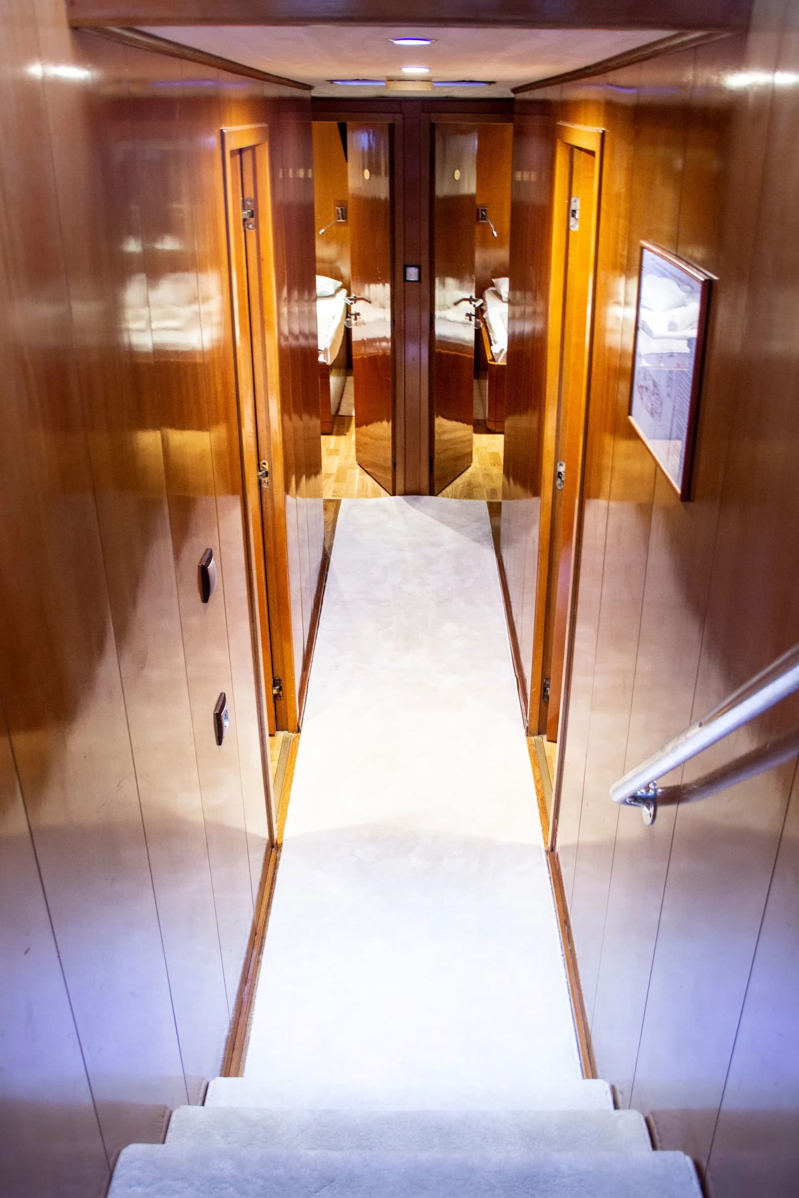 Cabins hallway