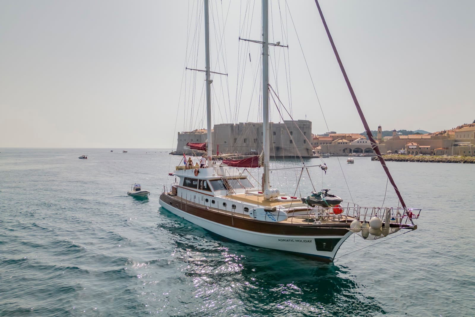The 27m Gulet Adriatic Holiday cruising the Adriatic