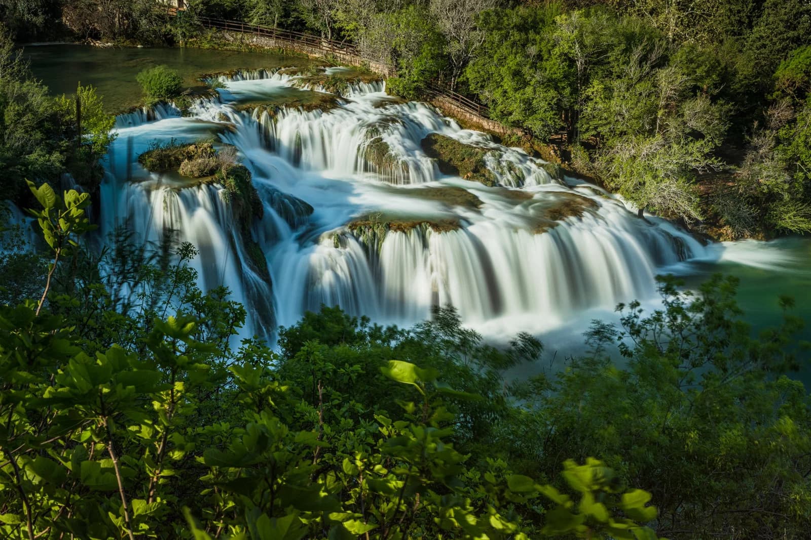 The Skradinski Buk waterfalls in Krka National Park